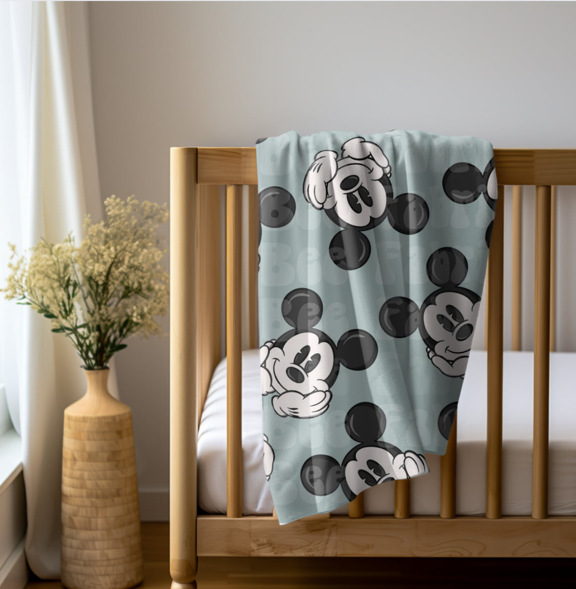 Blue Mickey Blanket