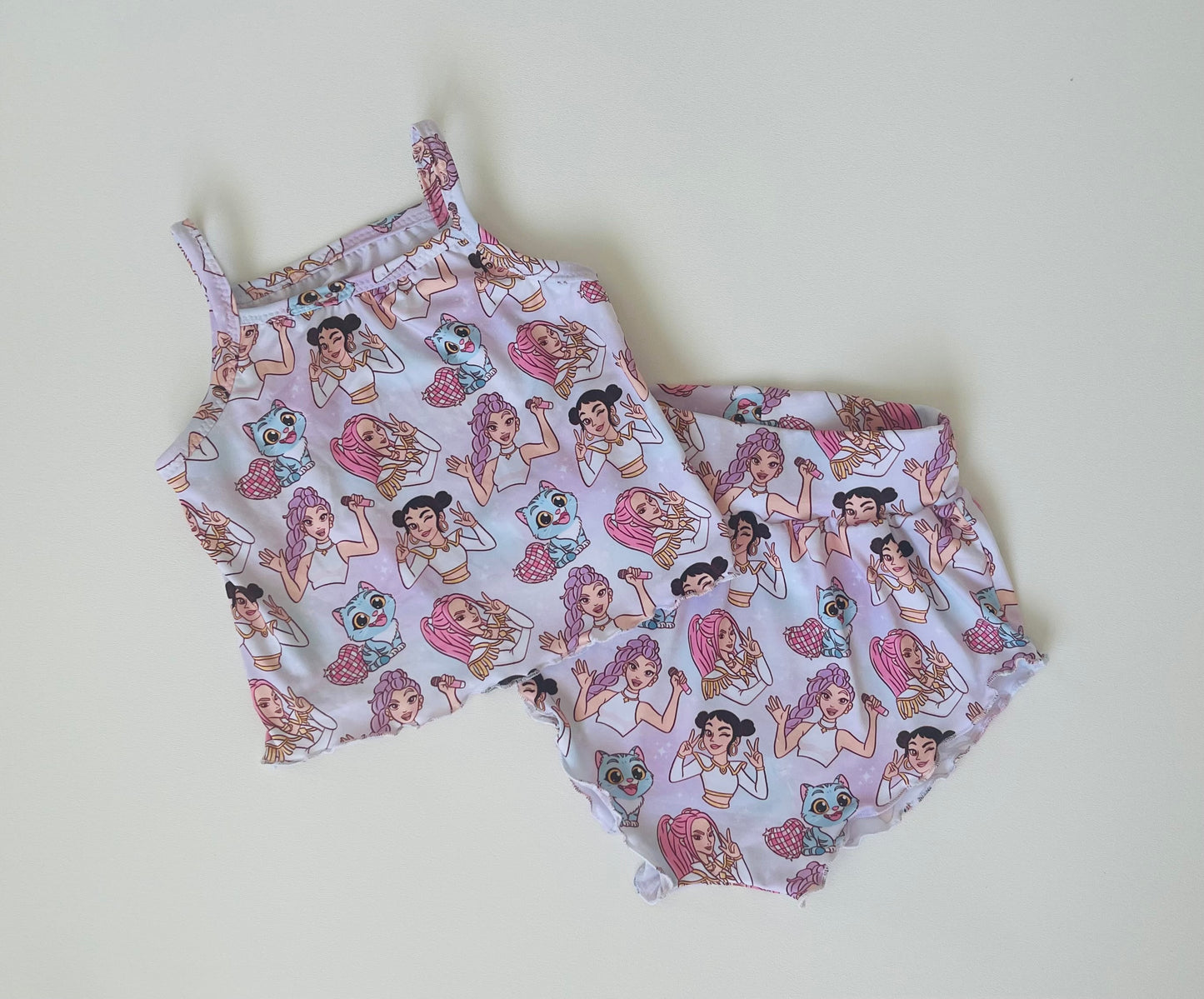 K Pop Summer Sleep Set Size 2T