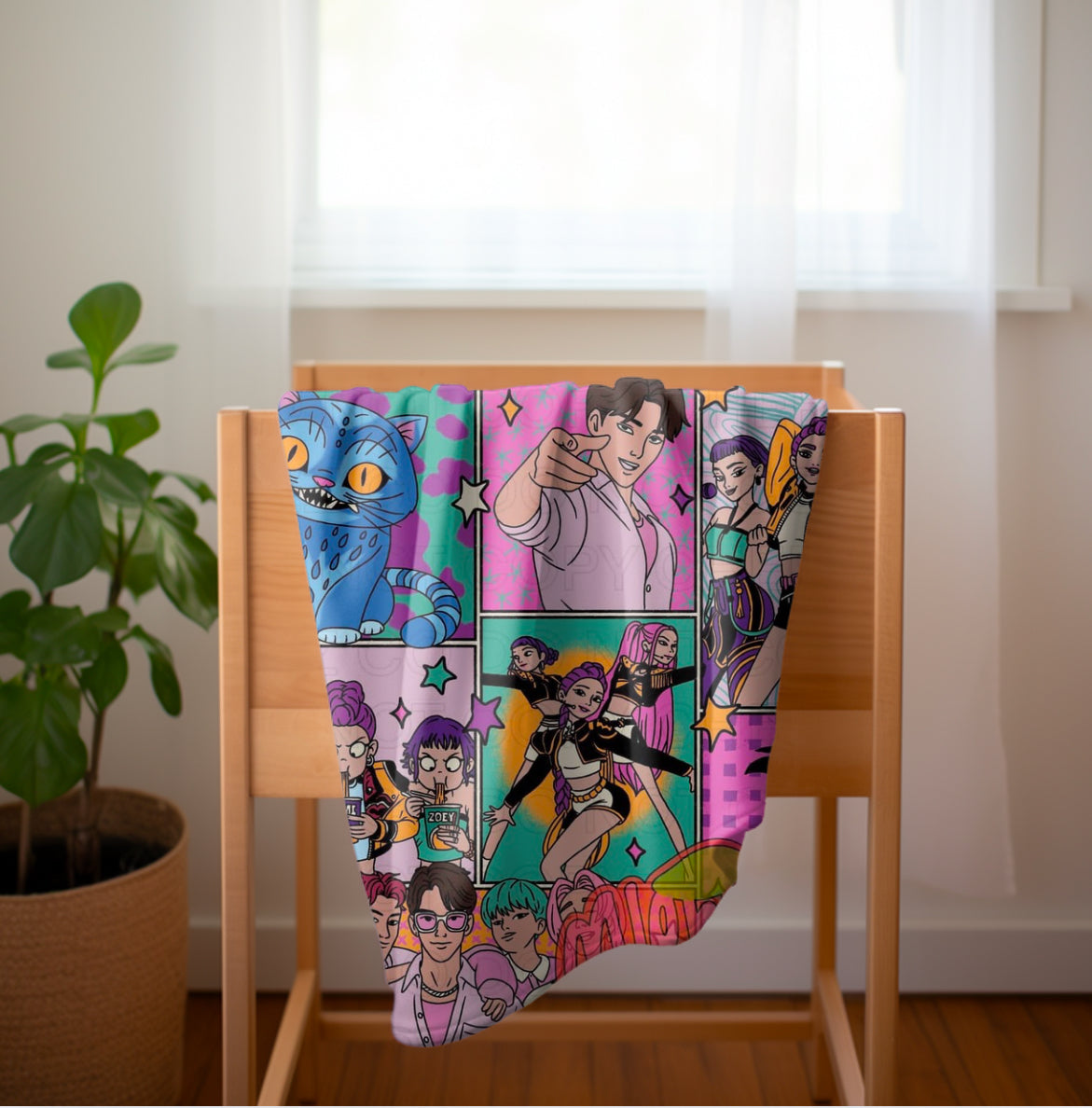 K Pop , Saja Boys Blanket