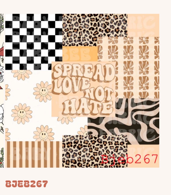 Spread love not hate