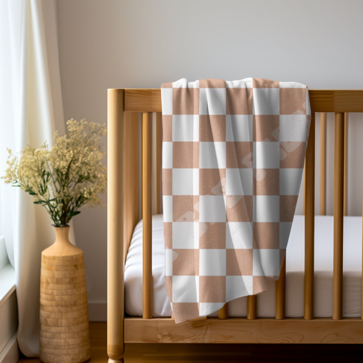Tan checkered