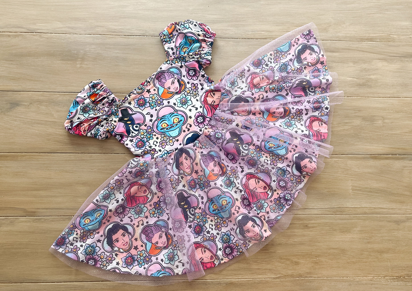 Sweet Heart Dress With Glitter Mesh (exactly like photo)