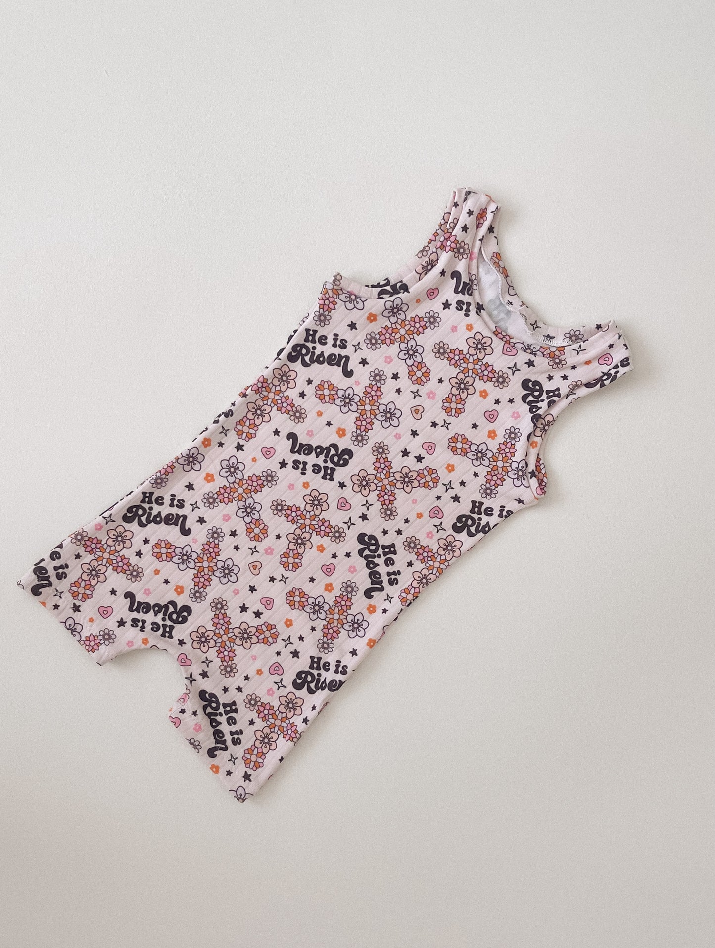 4T He is Risen Ollie Romper