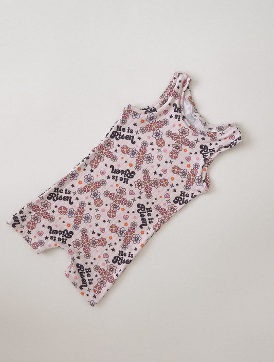 4T He is Risen Ollie Romper