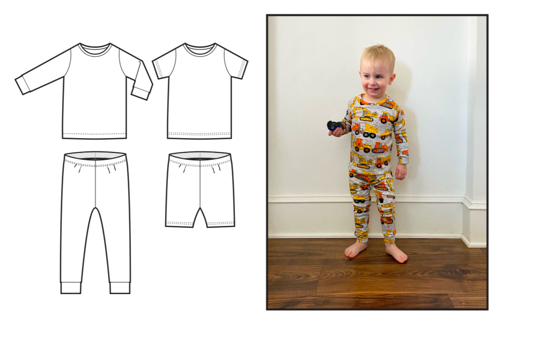 Short Sleeve W/Pants Pj Set
