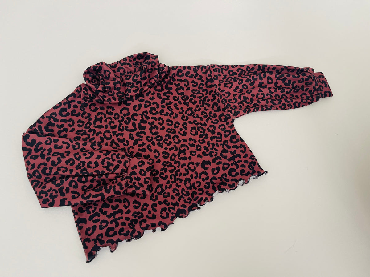 2-3T (FLAWED) Mock Sweater cropped length