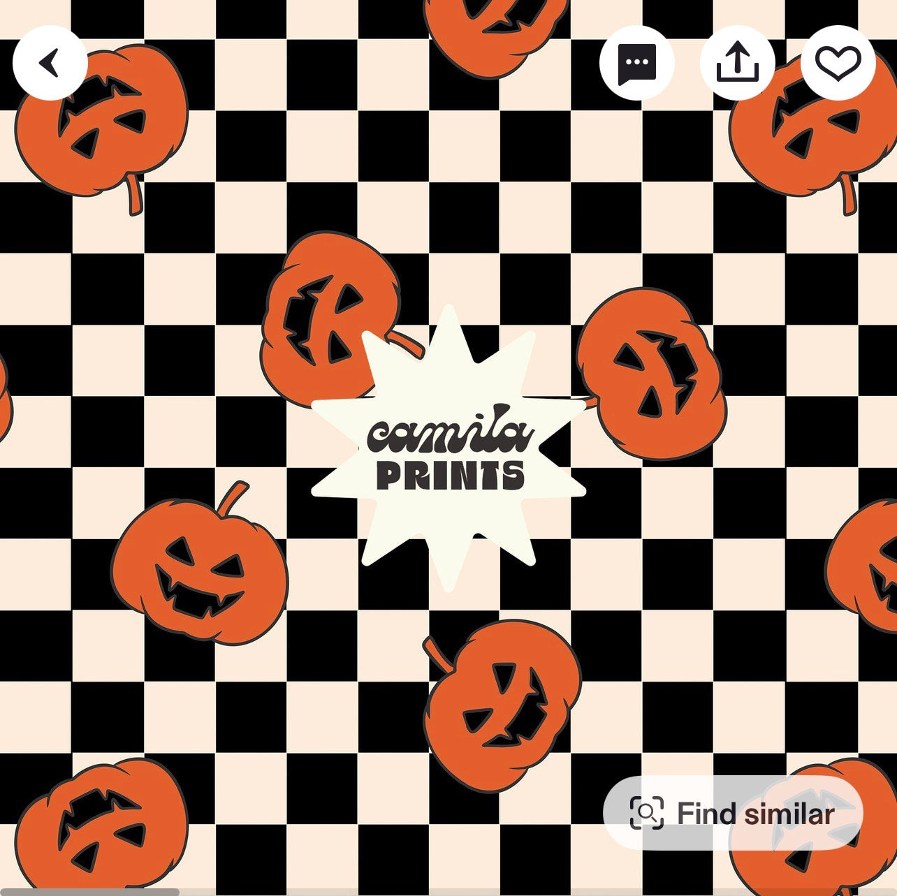 Checkered Pumpkin