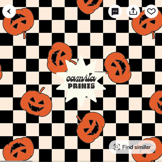 Checkered Pumpkin