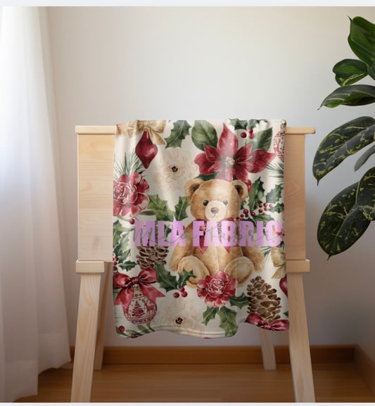 Poinsettia Bear
