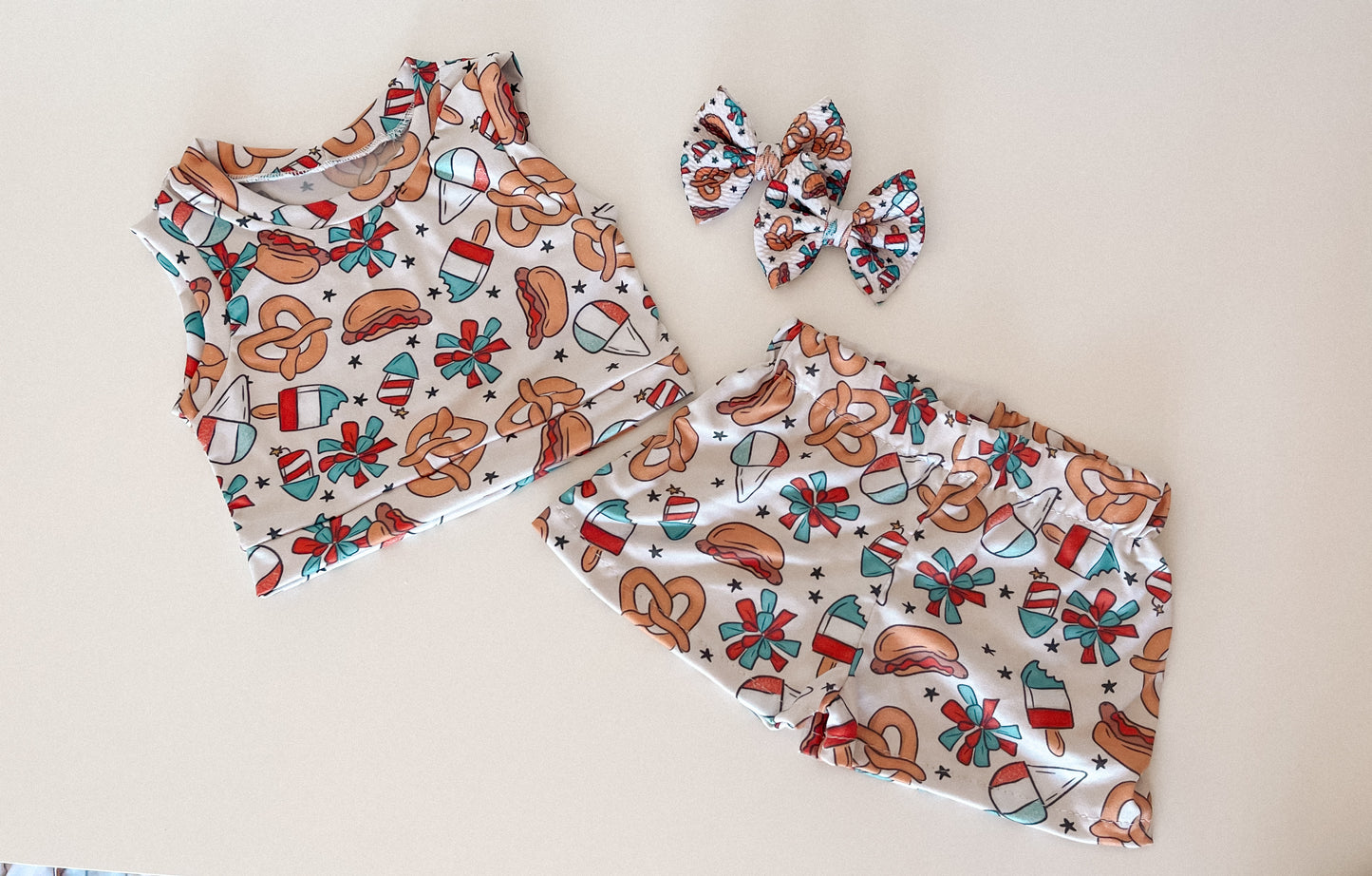 12-18 M Crop Tank & Shorts