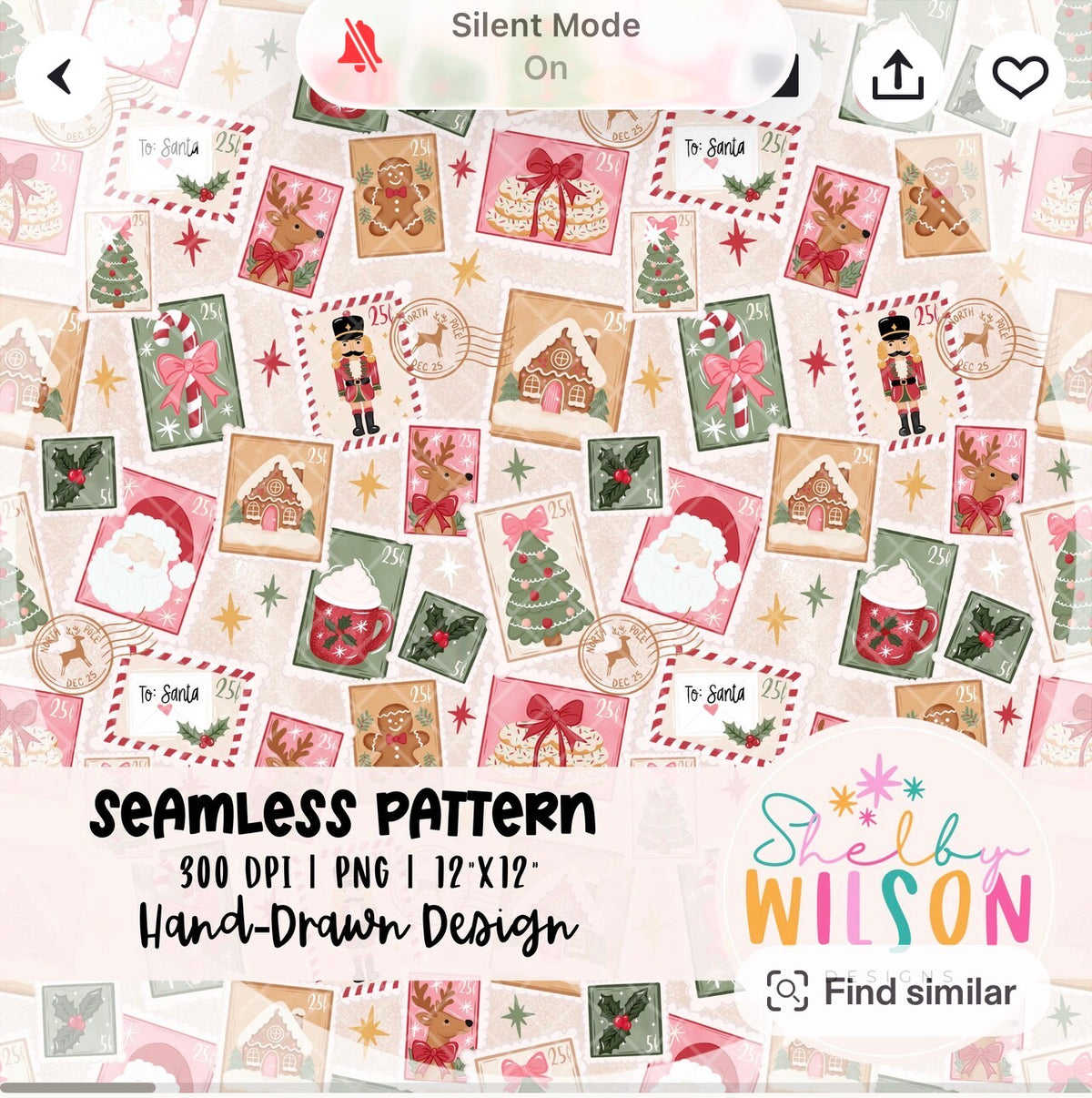 Xmas Postage Stamps